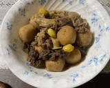 ホクホク　小芋と牛肉の旨煮こみ作り方7写真