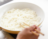旬を楽しむ♪美味しい焼ビーフン～小松菜～作り方5写真