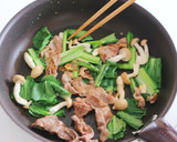 旬を楽しむ♪美味しい焼ビーフン～小松菜～作り方6写真