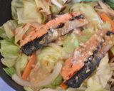 下味冷凍で簡単♪鮭のちゃんちゃん焼き作り方4写真