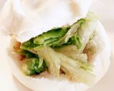 *肉まんレタスバーガー*作り方2写真