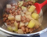 圧力鍋で手羽元ブロス からの鶏豆煮込み作り方11写真