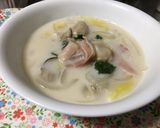 白菜と牡蠣のクリーム煮(4人分)作り方8写真