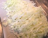 餃子のタレベースのキャベツ中華スープ作り方2写真