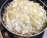 餃子のタレベースのキャベツ中華スープ作り方3写真