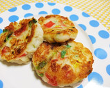 簡単♡はんぺんとカニカマのマヨチーズ焼き作り方4写真