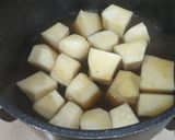八頭の煮物(残ったタラコも入れて)作り方3写真