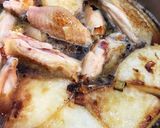 圧力鍋で!厚切り大根と手羽中の時短煮物 作り方5写真