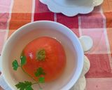 丸ごとトマトのスープ作り方6写真