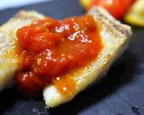 トマトソースで白身魚のソテー作り方9写真