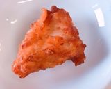 天むすみたいな鷄の唐揚げむすび作り方1写真