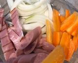 簡単　ナポリタン作り方1写真