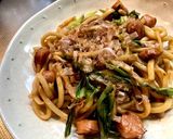 男飯！包丁使わず焼うどん作り方7写真