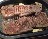 卓上鉄板で焼く簡単ステーキ作り方8写真
