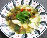 酸菜魚(タラの高菜煮込み)作り方6写真