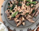 蓮根とほうれん草の豚コマ炒め作り方8写真