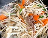 食物繊維豊富！牛肉の野菜炒め作り方4写真