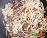 食物繊維豊富！牛肉の野菜炒め作り方5写真