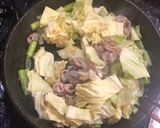 アスパラキャベツと豚肉のすき焼き炒め作り方3写真