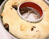 マカダミアナッツといちじくのパン♪作り方4写真