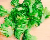 中トロとブロッコリー♪胡麻わさびドレ和え作り方1写真