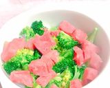 中トロとブロッコリー♪胡麻わさびドレ和え作り方4写真