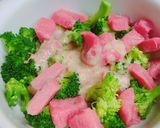 中トロとブロッコリー♪胡麻わさびドレ和え作り方7写真