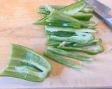 こんにゃくで！少しヘルシーな青椒肉絲風作り方2写真