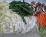 タイ風野菜炒め作り方1写真