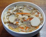 鶏肉入りけんちんうどん作り方6写真