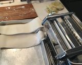 豚バラつけ汁ざるうどん(パスタマシーン)作り方8写真