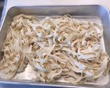 豚バラつけ汁ざるうどん(パスタマシーン)作り方10写真