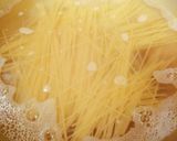 キノコと鶏肉のカルボナーラ作り方4写真