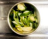鶏肉と長ねぎのしょうゆバタースパゲティ作り方2写真