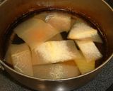 スイカシロップ＆スイカの白い皮の甘煮作り方3写真