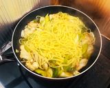 鶏肉と長ねぎのしょうゆバタースパゲティ作り方6写真