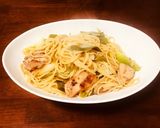 鶏肉と長ねぎのしょうゆバタースパゲティ作り方7写真