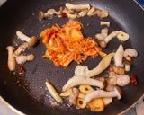豚キムチパスタ作り方6写真
