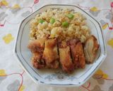 唐揚げとチャーハン(^^♪作り方1写真