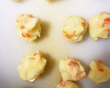 レンジチーズイン磯部芋餅中華餡ワカメ春雨作り方7写真