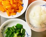 レンジチーズイン磯部芋餅中華餡ワカメ春雨作り方13写真