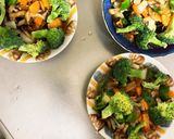 レンジチーズイン磯部芋餅中華餡ワカメ春雨作り方25写真
