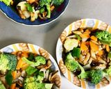 レンジチーズイン磯部芋餅中華餡ワカメ春雨作り方26写真