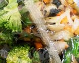 レンジチーズイン磯部芋餅中華餡ワカメ春雨作り方27写真