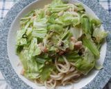 たっぷりキャベツのきゃべツナパスタ♪作り方1写真