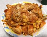 エビと鶏肉のトマト煮作り方14写真