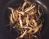 大葉とツナときのこのクリームパスタ作り方2写真
