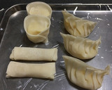 余った栗きんとんのパイ風揚げ餃子風作り方3写真
