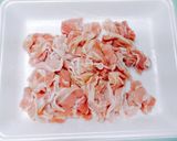 かぶと豚バラとチンゲン菜のオイスター炒め作り方1写真