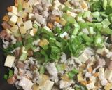 厚揚げで、パラふわ新食感チャーハン！作り方8写真